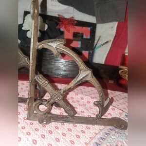 Decorative Metal Wall Brackets (2)Final Offer Price Firm Last Chance